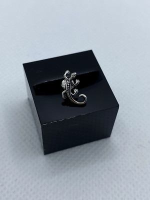 925 Sterling Silver Small Lizard Stud Earrings Gecko Salamander Bohemian Nature