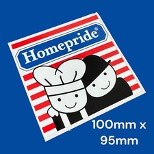 Homepride Fred  Flour Classic Vintage Vinyl Sticker Kitchen Baking Cook Bake Jug