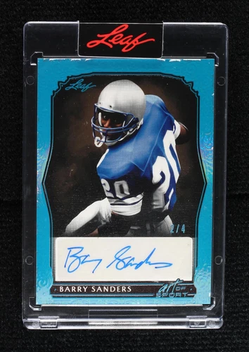 2023 Leaf Art of Sport Barry Sanders #BA-BS1