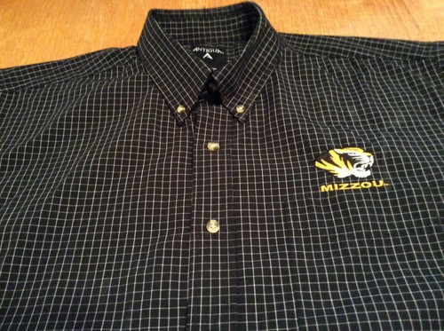 mizzou button down shirt