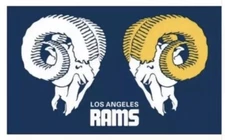 Los Angeles Rams Retro Flag 3x5 Foot Blue New