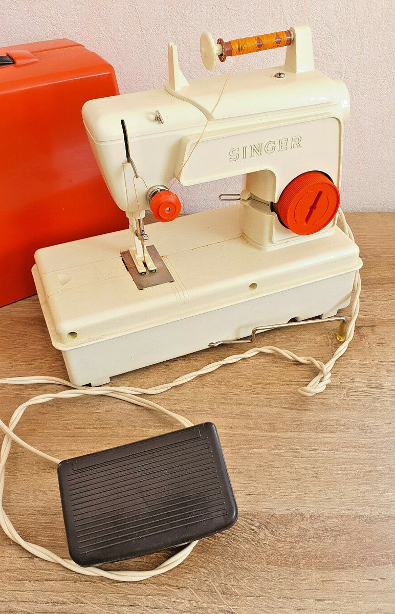SINGER Machine à coudre miniature en metal en valise pour