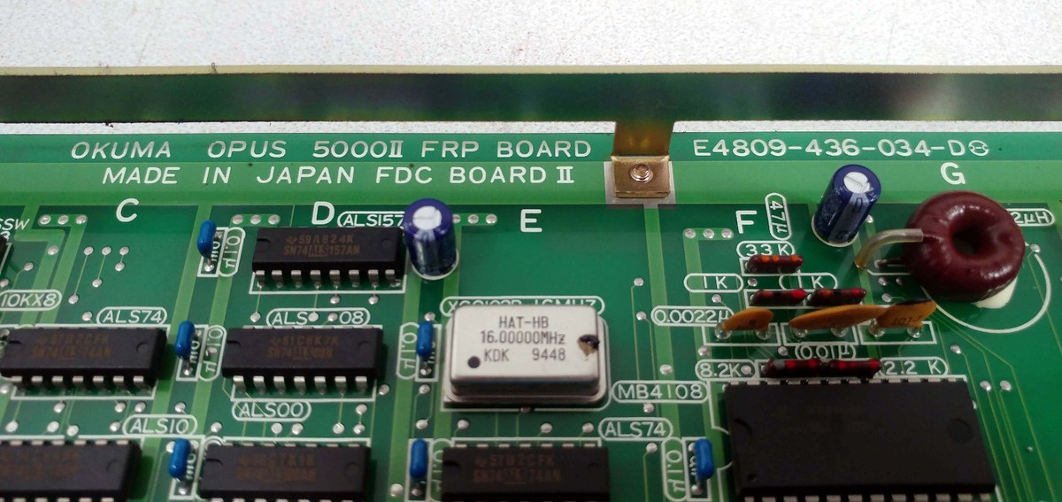 1 USED OKUMA OPUS 5000II FRP BOARD E4809-436-034-D ***MAKE OFFER