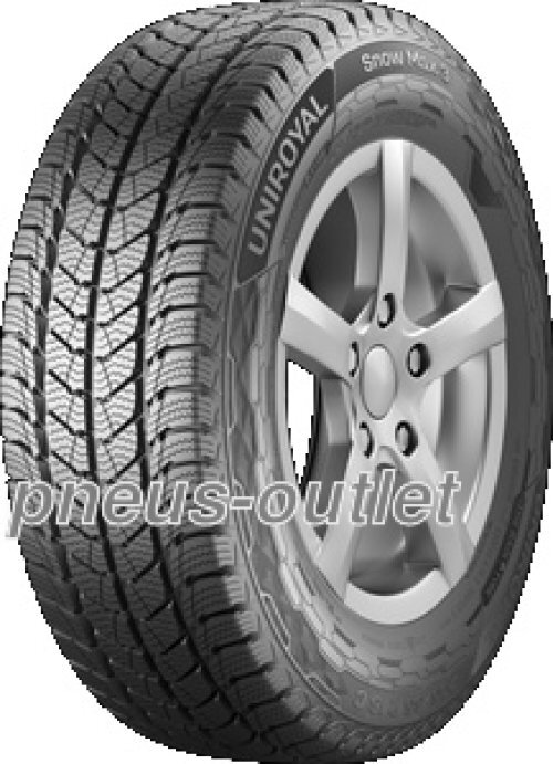Pneu hiver Uniroyal Snow Max 3 évite les glissades des camionnettes chargées