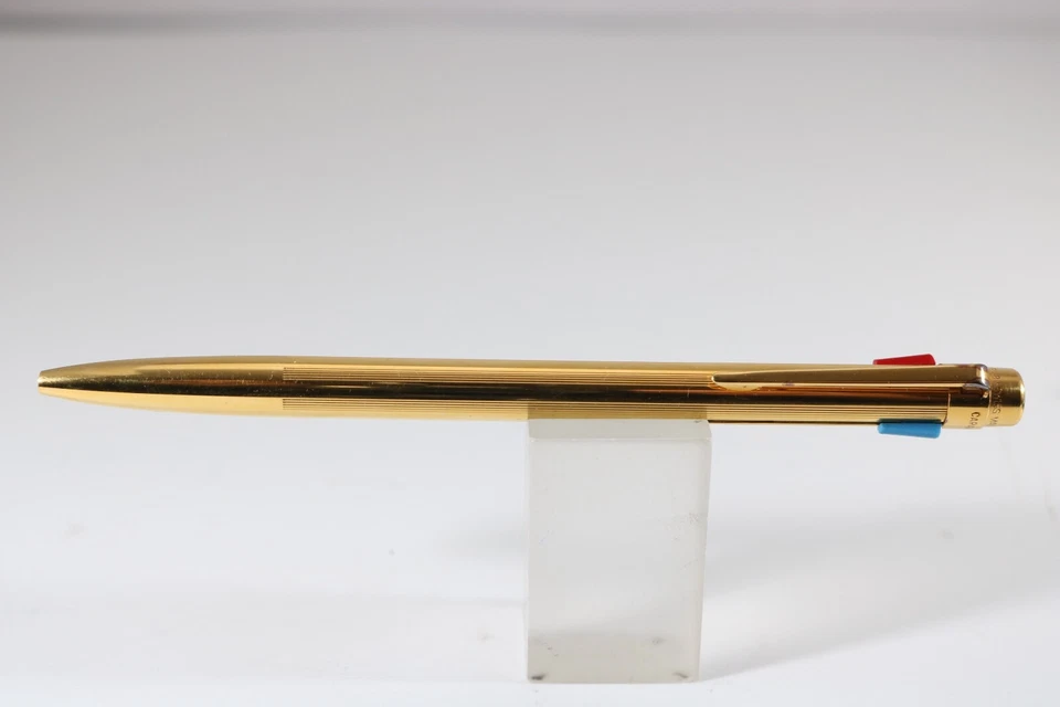 Vintage Caran d'Ache No. 48b Bi-Color Gold Plated Ballpoint Pen Cased & Refills - Image 2 of 4