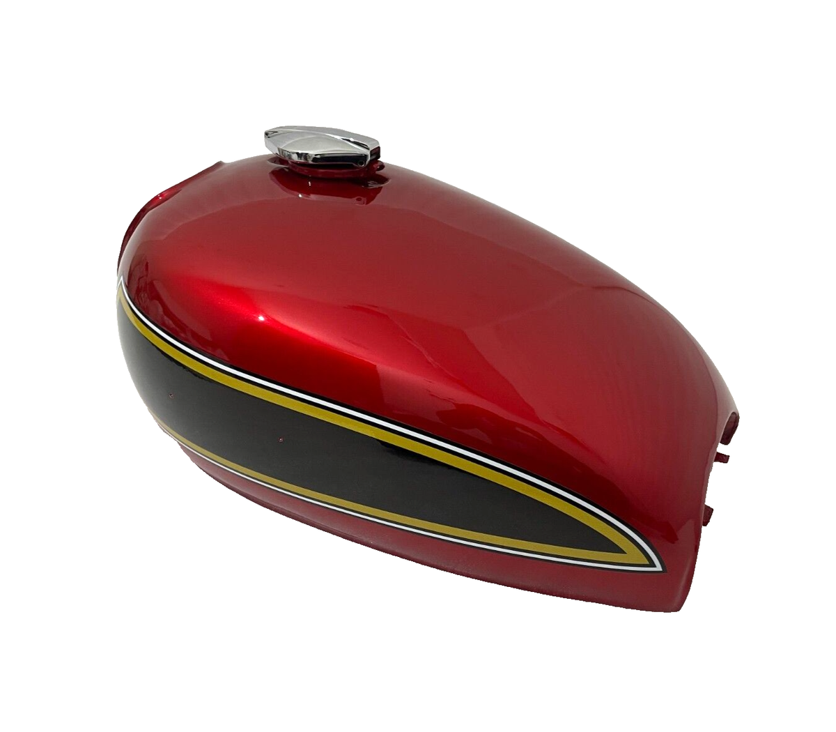 Honda CB550 CB550K 1974-75 Cherry & Black Painted Petrol Gas Tank