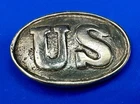 Us Enlisted Army Soldiers Civil War Reproduction Belt Buckle - Two Prong Back