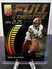 💥2023 Donruss Elite Terry McLaurin Gold Full Throttle /99 Washington Commanders