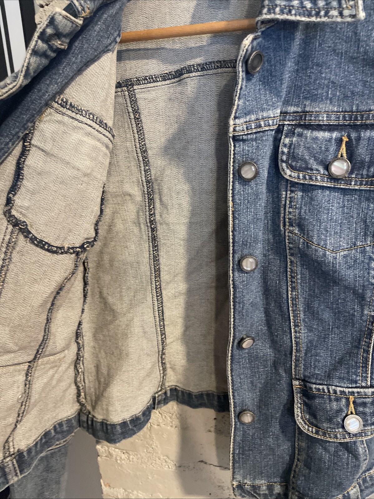 Inc Jean Basic Jacket Size Small - image 4