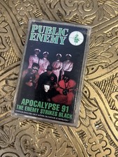 Rare Public Enemy Apocalypse 91: The Enemy Strikes Black Cassette Tape