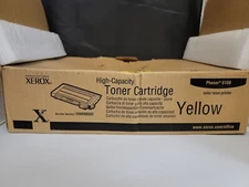 Genuine XEROX Phaser 6100 High Capacity Printer Yellow Toner 106R00682