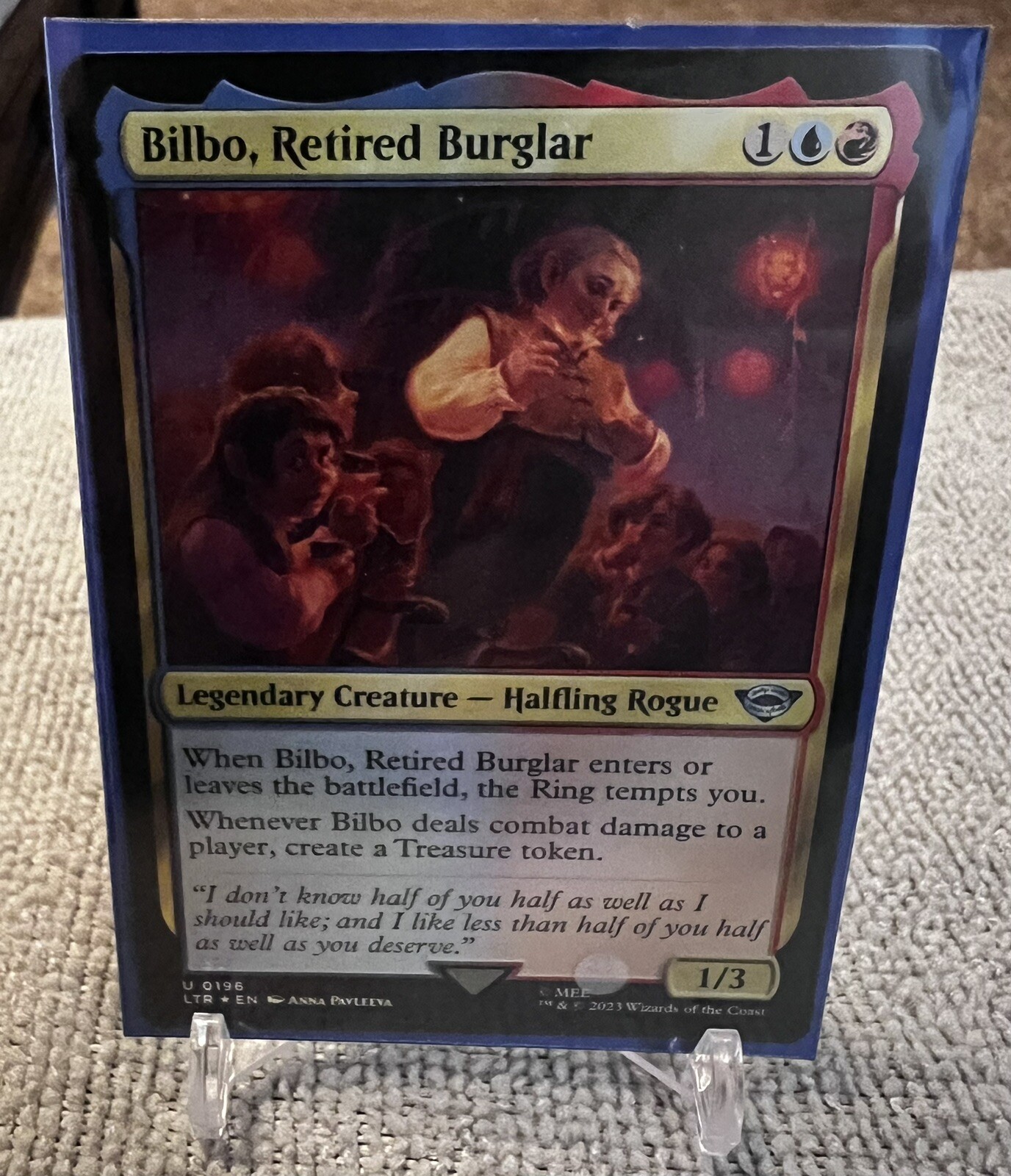 MTG: Magic The Gathering Bilbo, Retired Burglar Foil - Lord Of The Rings