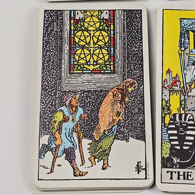 Vintage Rider Waite Tarot Card Deck, Blue Box, 1971 AMAZING