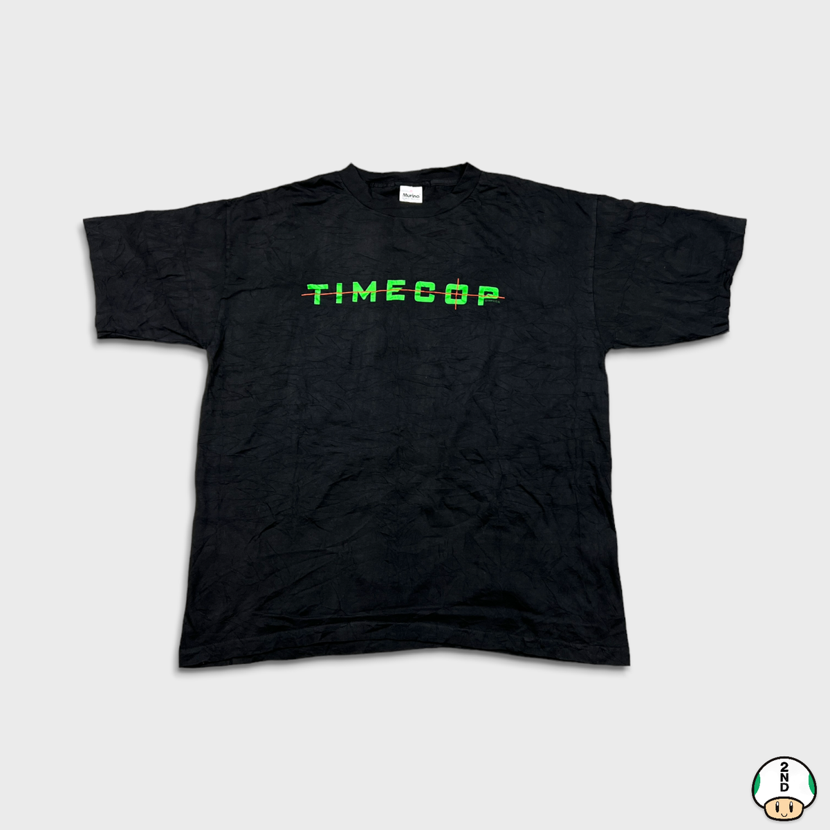 VTG 1994 Timecop T Shirt Mens XL Black Single Stitched USA Movie 