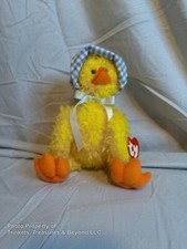 Retired Ty Beanie Babies Bonnie the Duck - Attic Treasures Plush Collectible