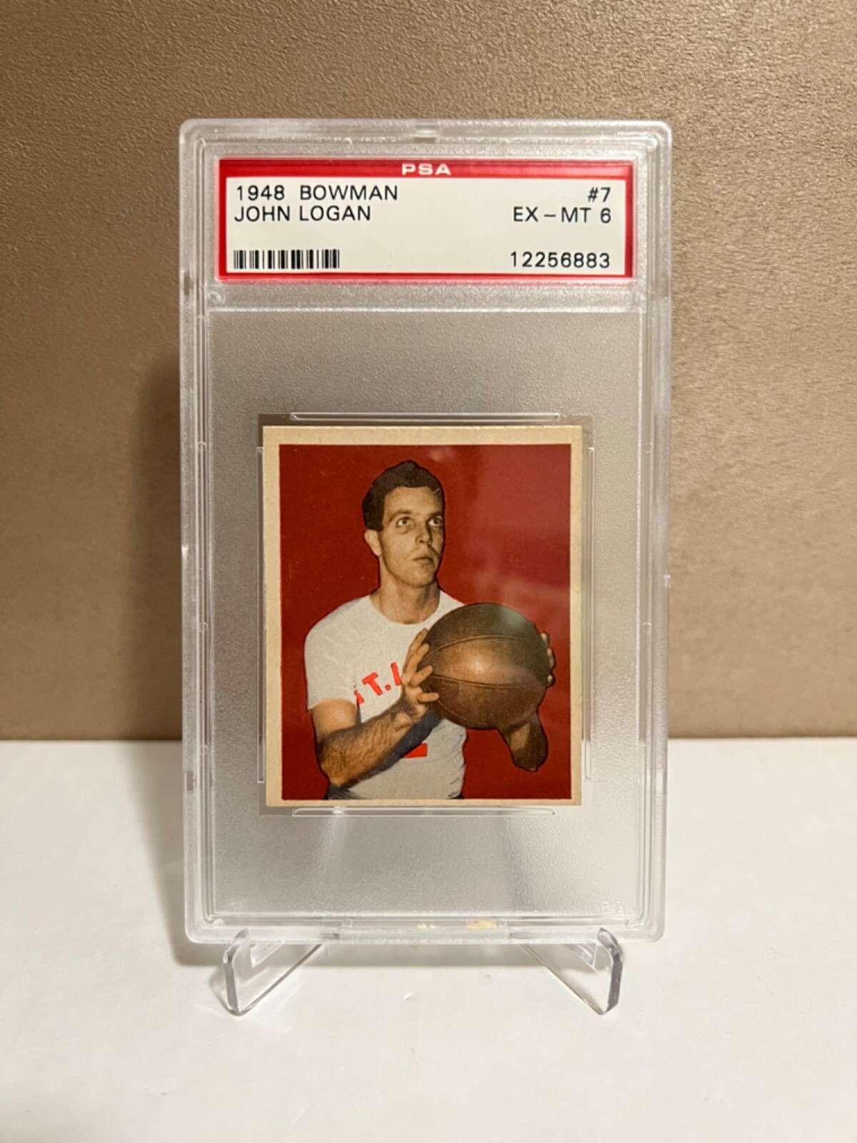 1948 Bowman JOHN LOGAN #7 PSA 6 EX-MT