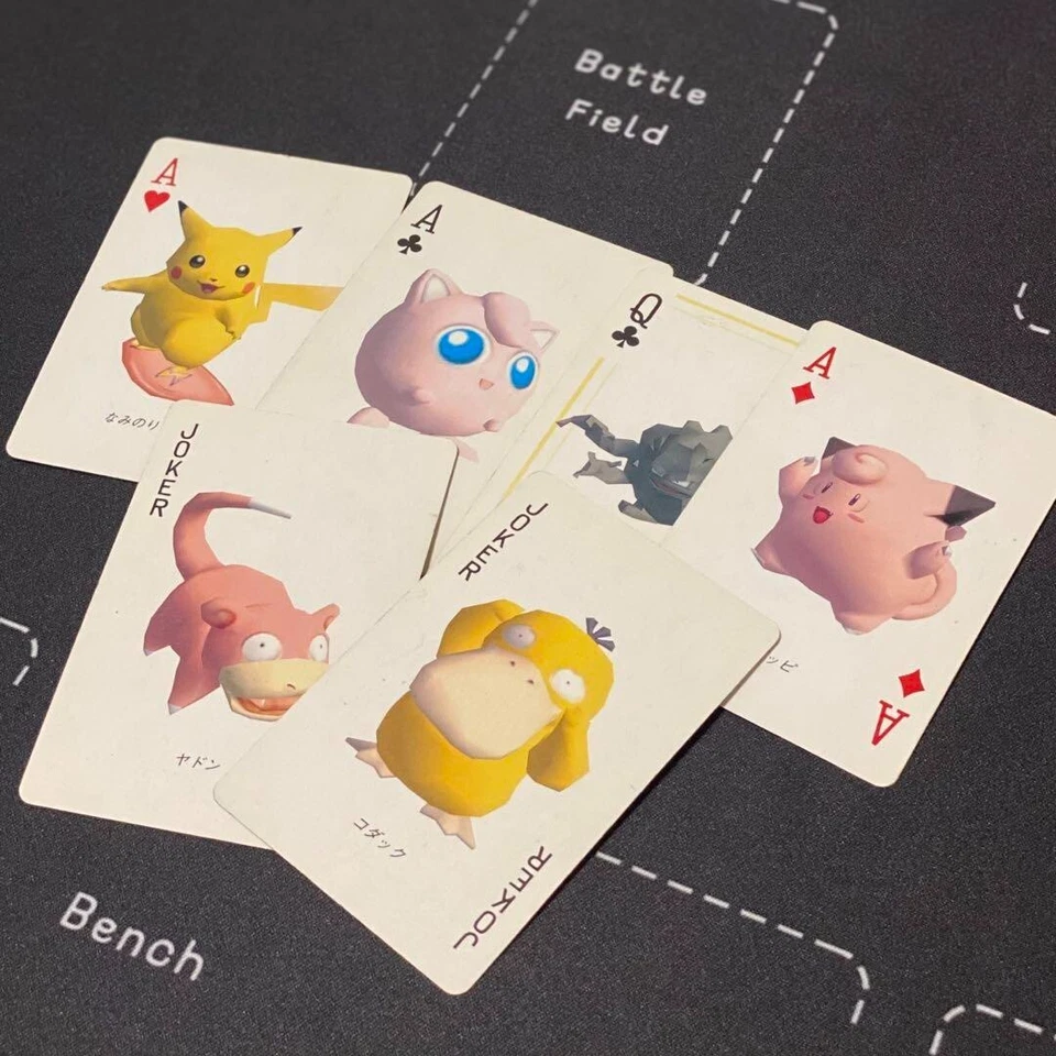 Pokemon Trump 3D Pikachu rare Pokemon playing cards released in 1998 Japan Used - Image 2 of 2