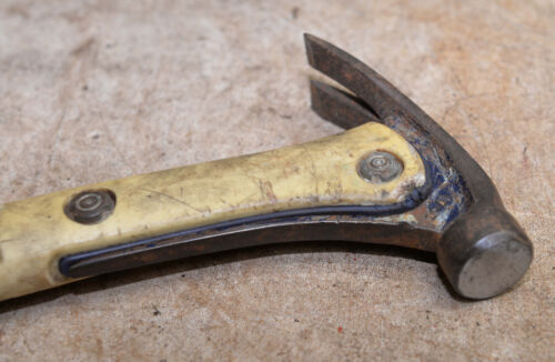 Rare first generation Estwing 17 oz USA weight forward hammer grip handle H8 - Picture 8 of 10