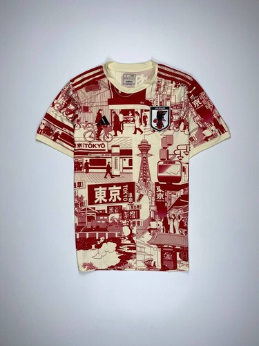 🚨Adidas Japan national team 2023 jersey t-shirt tee man’s L red