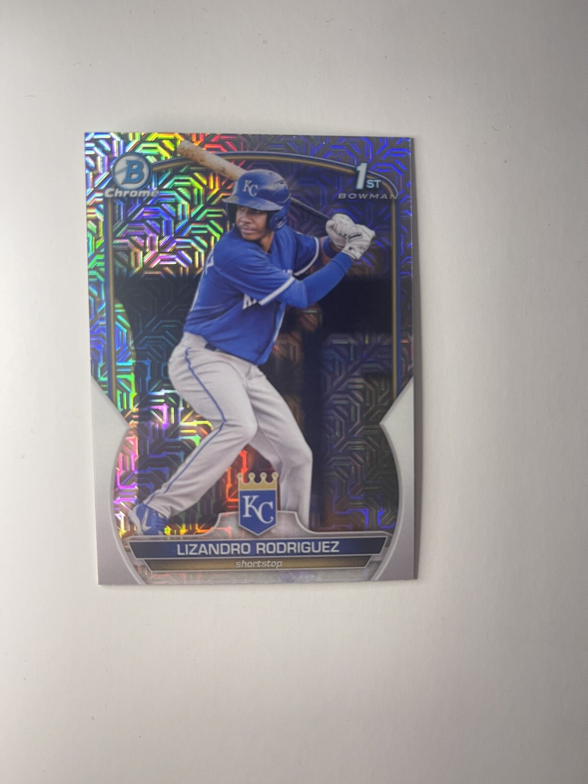 2023 Bowman Chrome Mojo Mega Box Lizandro Rodriguez Bowman 1st ROYALS BCP- 47