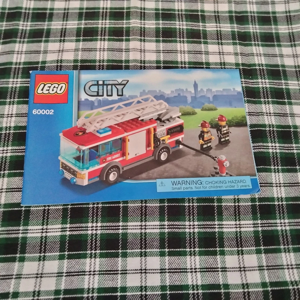 Lego City 60002 Fire Truck Instruction Manual Book Only eBay