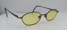 Vintage Converse Yikes Blue Oval Metal Sunglasses Hong Kong FRAMES ONLY