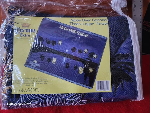 Corona Extra Beer Blanket Throw 60" x 48" Never Opened