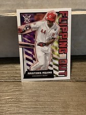 2020 Topps Big League Flipping Out #FO-5 Aristides Aquino - Cincinnati Reds