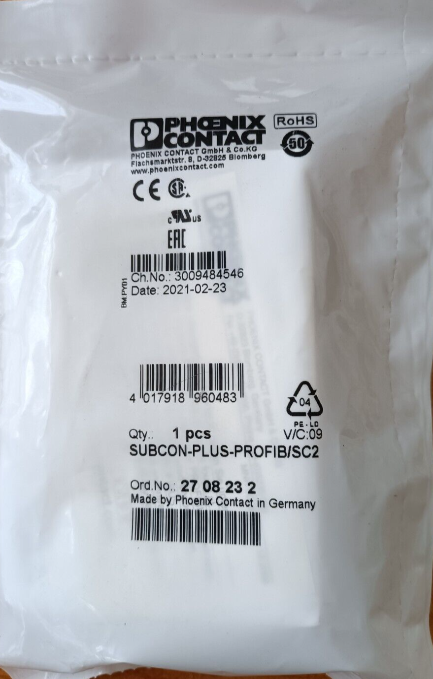 Phoenix Contact D-SUB-Busstecker 2708232 bus connector SUBCON-PLUS ...