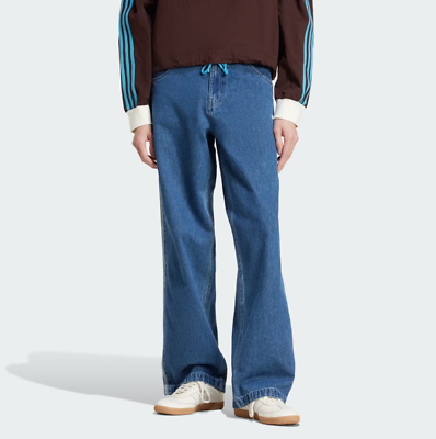 ADIDAS Originals Adicolor Denim Firebird Pants For Men ADIDAS Originals Adicolor Denim Firebird Pants For Men