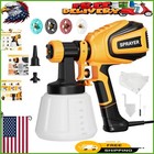 High-Performance 700W Paint Sprayer: Easy Clean, 4 Nozzles, and Adjustable Flow