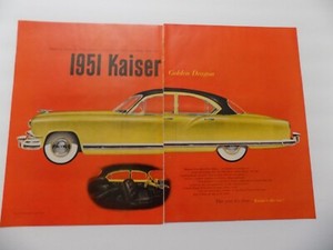 1950/L  KAISER 1951 GOLDEN DRAGON LEATHER AUTO