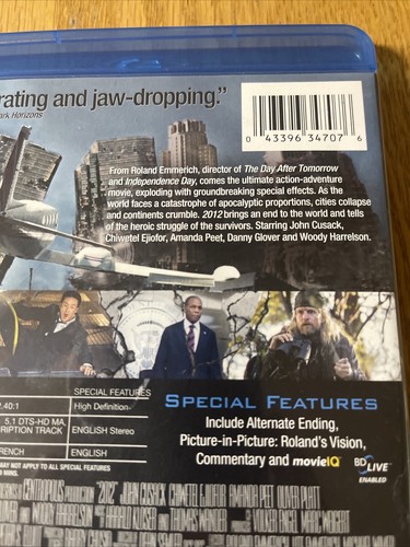2012 Disaster Movie Blu-ray Action Adventure Movie - Picture 6 of 9