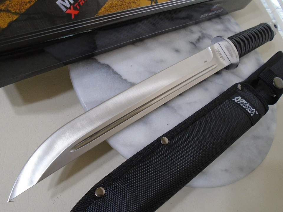 Cuchillo de hoja fija espada corta Full Tang MX-8130 16,50" Mtech Xtreme Ninja Tanto Foto 3 de 4