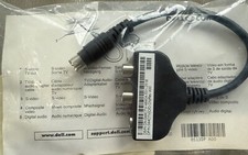 New Genuine Dell S-Video TV-Out Digital Audio Adapter 70TVD 044CTV 44CTV 513DP