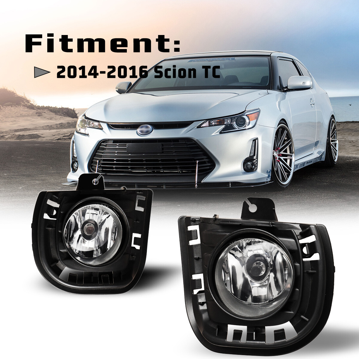 2005-2013 Scion tC Fog Lights, Kit PT413-21110 | Toyota Center