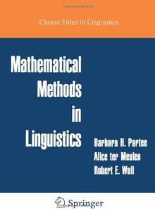 Mathematical Methods in Linguistics (Studies in Linguist... | Buch | Zustand gut
