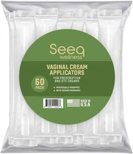 60pcs Disposable Vaginal Cream Applicators:Fits Preseed Lubricant, Estrace lube