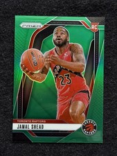 2024-25 Panini Prizm #241 Jamal Shead Prizms Green Toronto Raptors