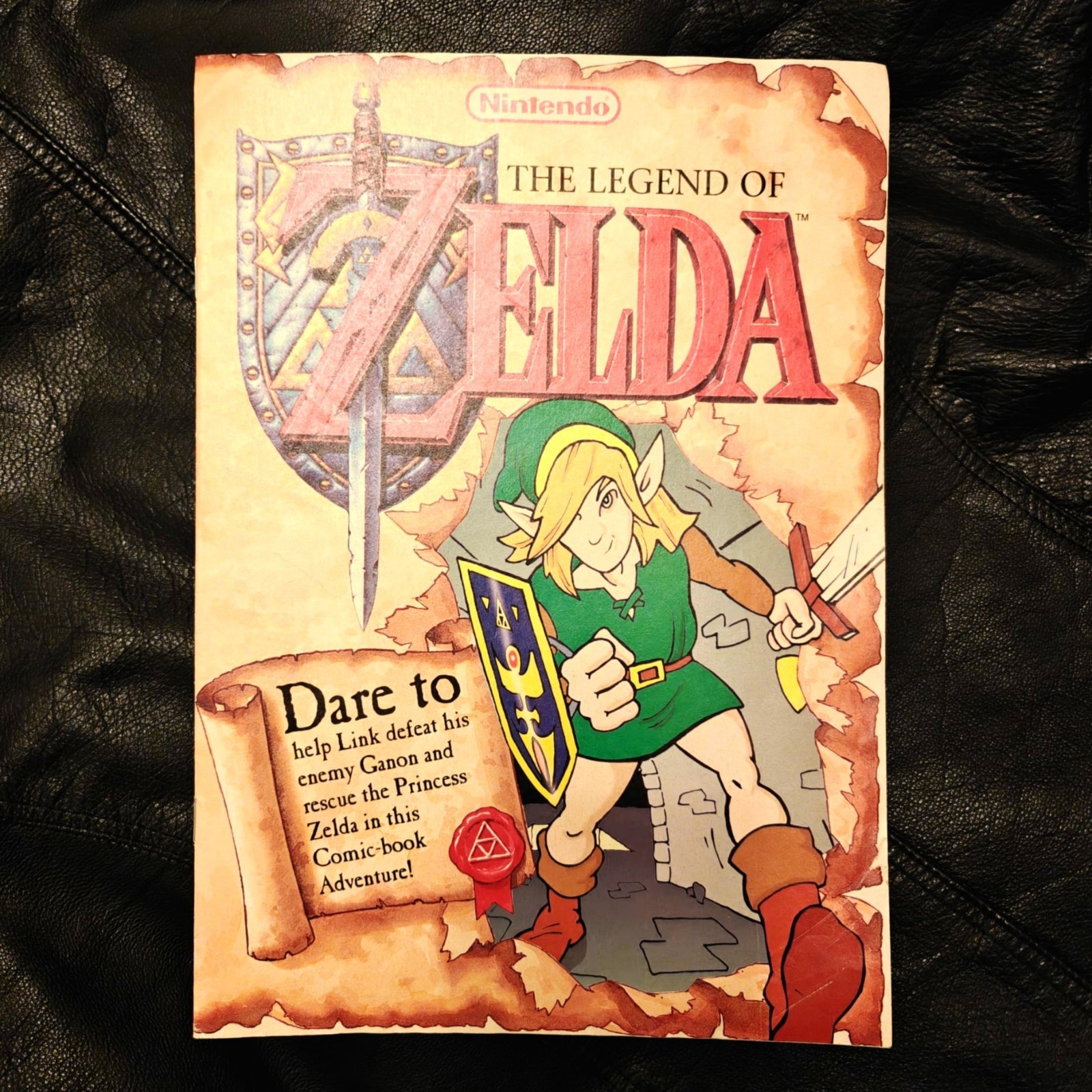 LEGEND OF ZELDA Rare choose-your-own-adventure promo comic 1994 / Nintendo