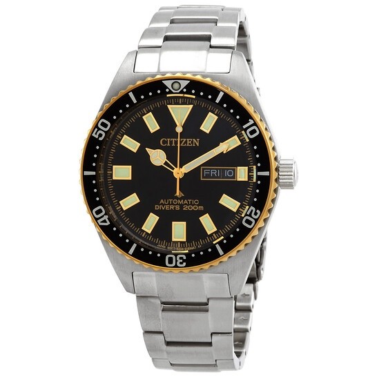 Citizen Promaster Automatic Diver Men’s 41mm Watch Stainless Day Date NY0125-83E