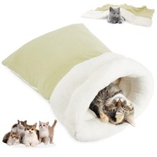 Zipper Cat Sleeping Bag - Cozy Durable Soft Pet Bed Bag, Machine Washable Cat...