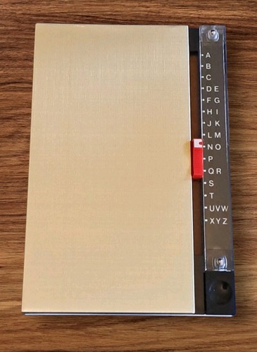 Vintage Retro 1980s Phone Directory - Personal Telephone Address Book