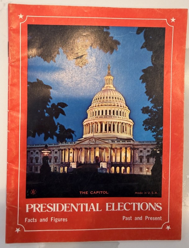 1959 Presidential Elections Booklet  Facts and Figures Past and Present ~1970