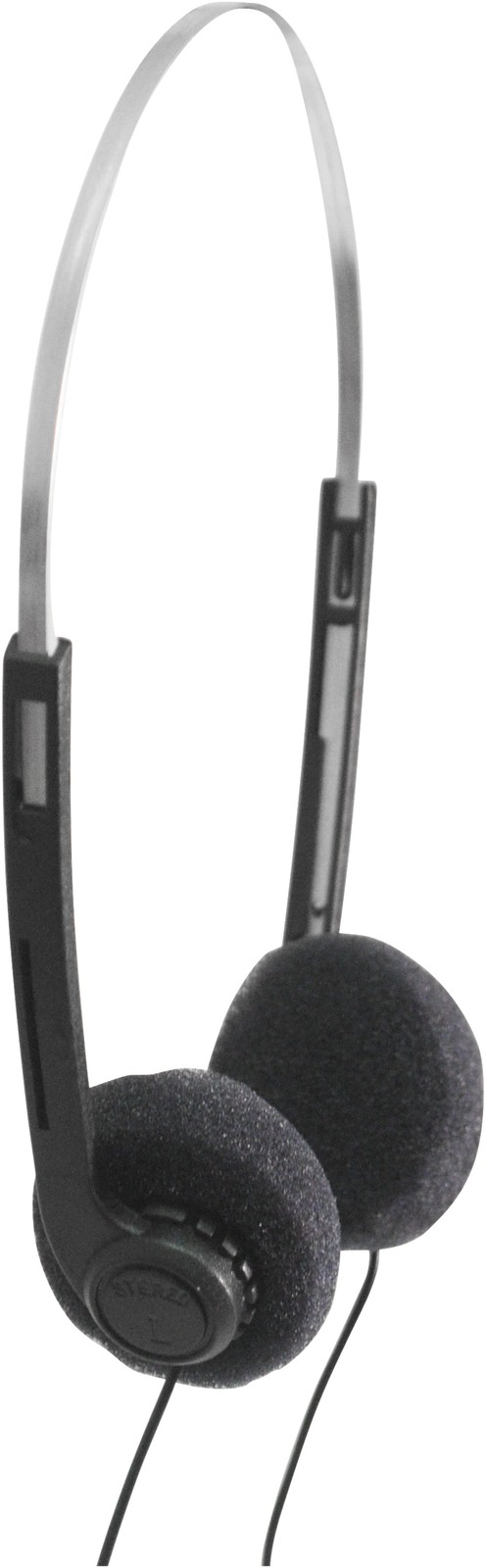 Lightweight Stereo Headphones With Black Pads