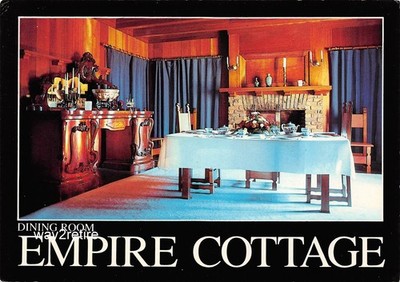 Postcard CA Grass Valley Empire Cottage Dining Room Empire Mine California 4X6