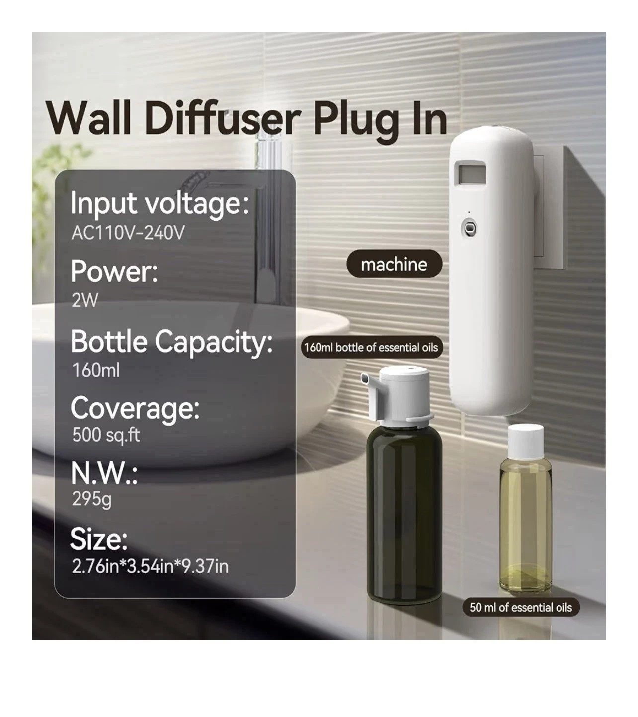 Smart Waterless Plug-in Diffuser - Bluetooth App Control For Home ...