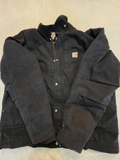 Carhartt Men's Full Swing Steel Jacket Black Size Xl Tall