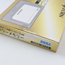 Sega Saturn GRAY POWER MEMORY HSS-0111 Boxed Official C 1548 ss
