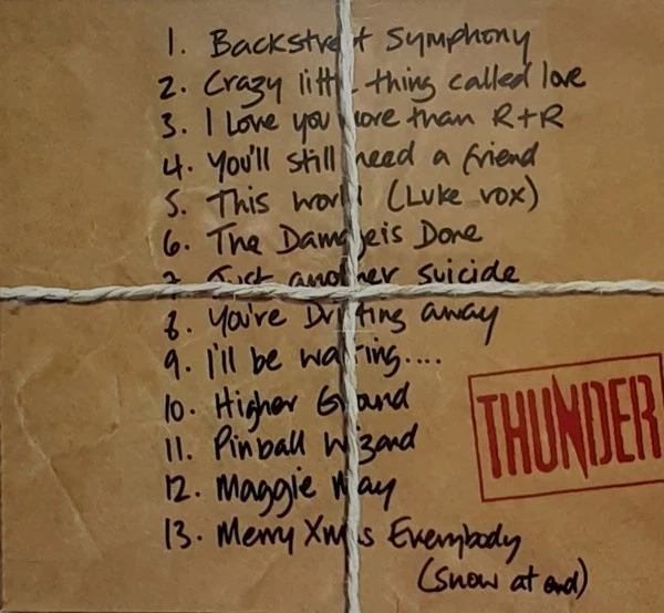 (42) Thunder– 'Live At Rock City'- V.Rare Ltd Ed UK CD 2005-Gig Only Release-New - Image 2 of 3